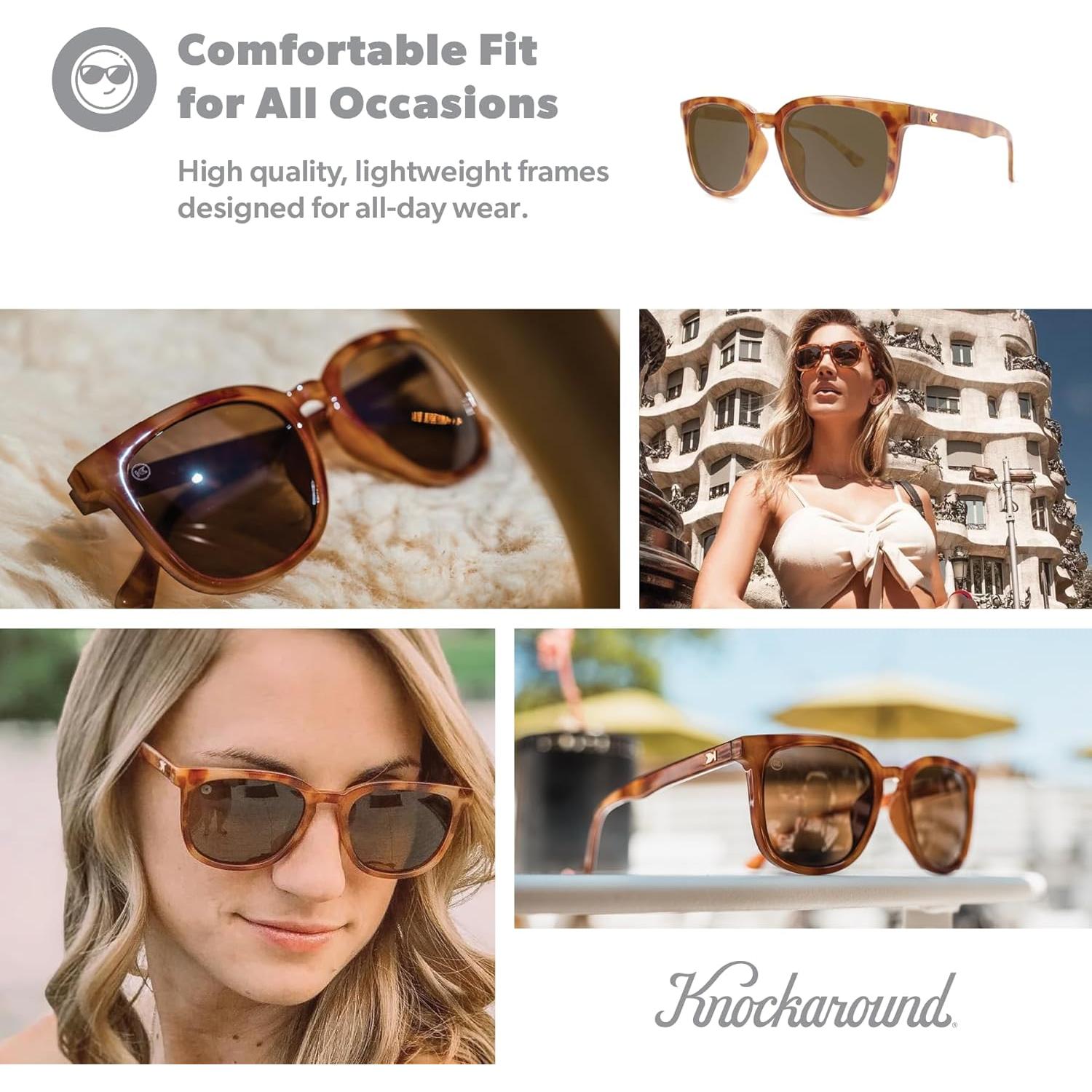 Gafas de sol polarizadas Knockaround Premiums UV400 para mujer