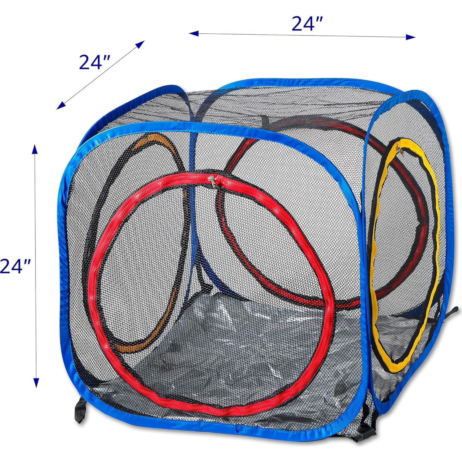 Cubo de Malla Plegable Pet Fit For Life para Gatos 61x61 cm