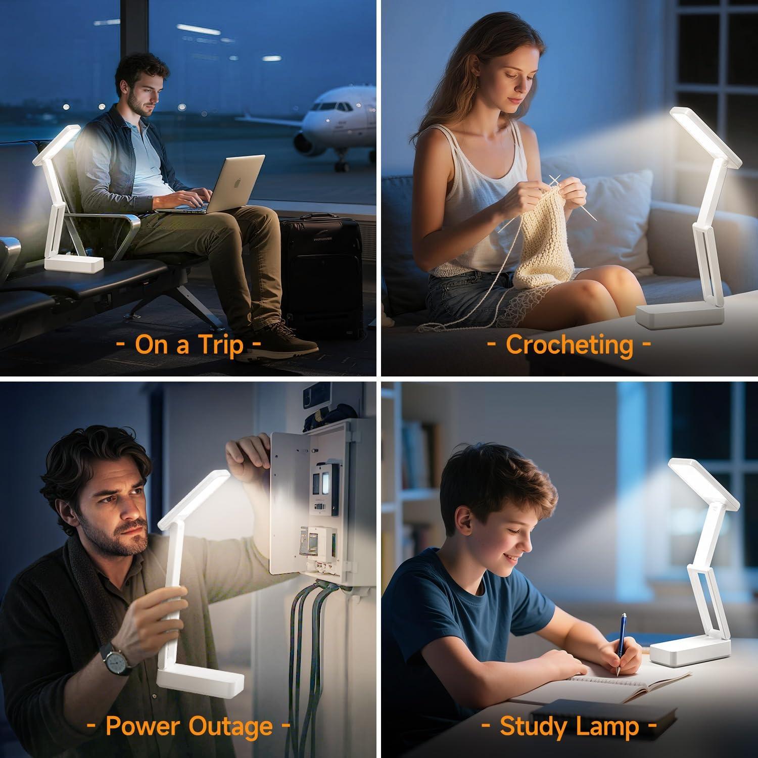 Lámpara de Batería Recargable Coolnight 3600mAh 3 Colores