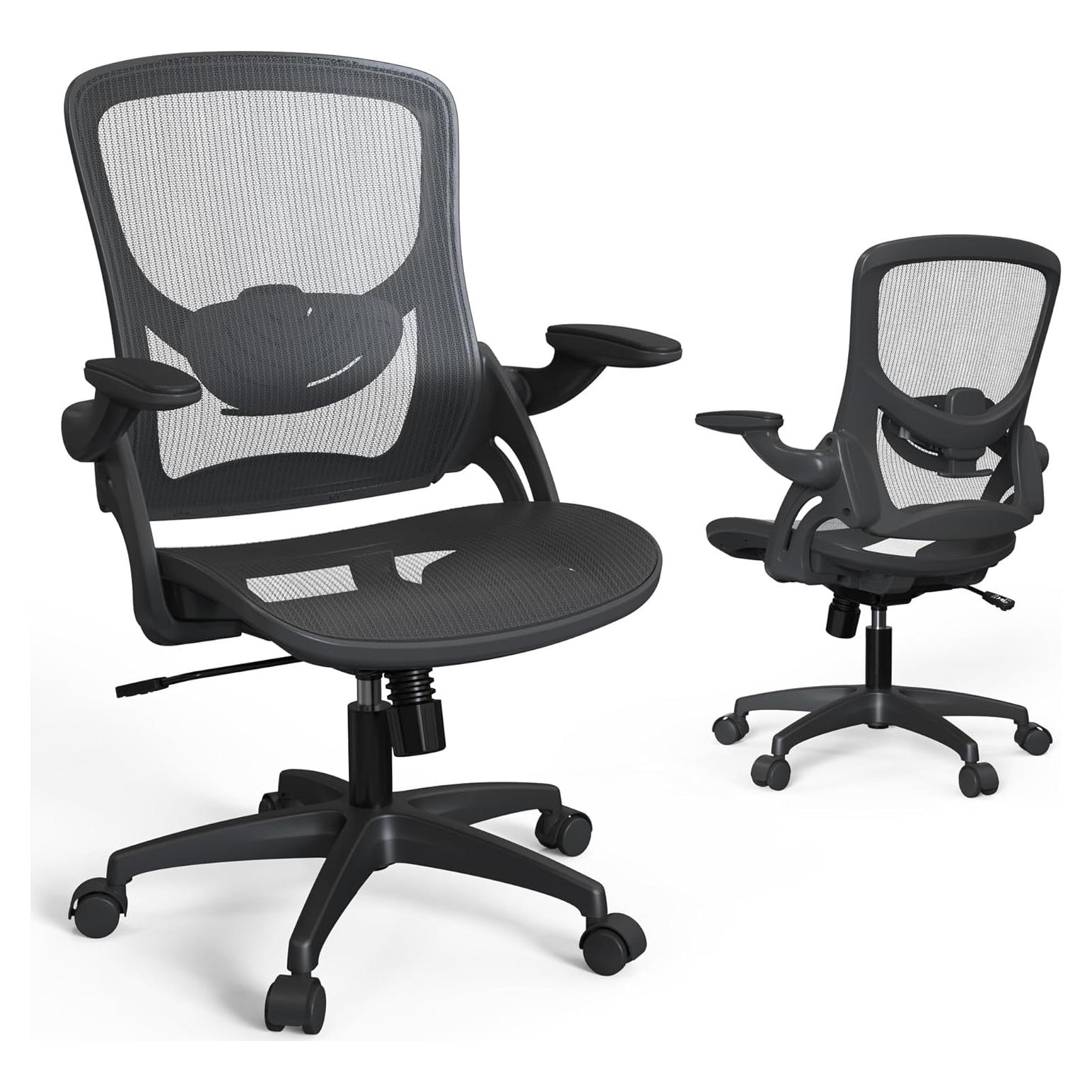 Silla de Oficina Ergonómica KIZECK con Soporte Lumbar Ajustable