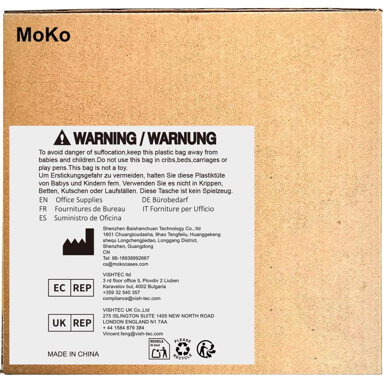 Impresora de Etiquetas MoKo Mini Bluetooth 203 DPI Azul