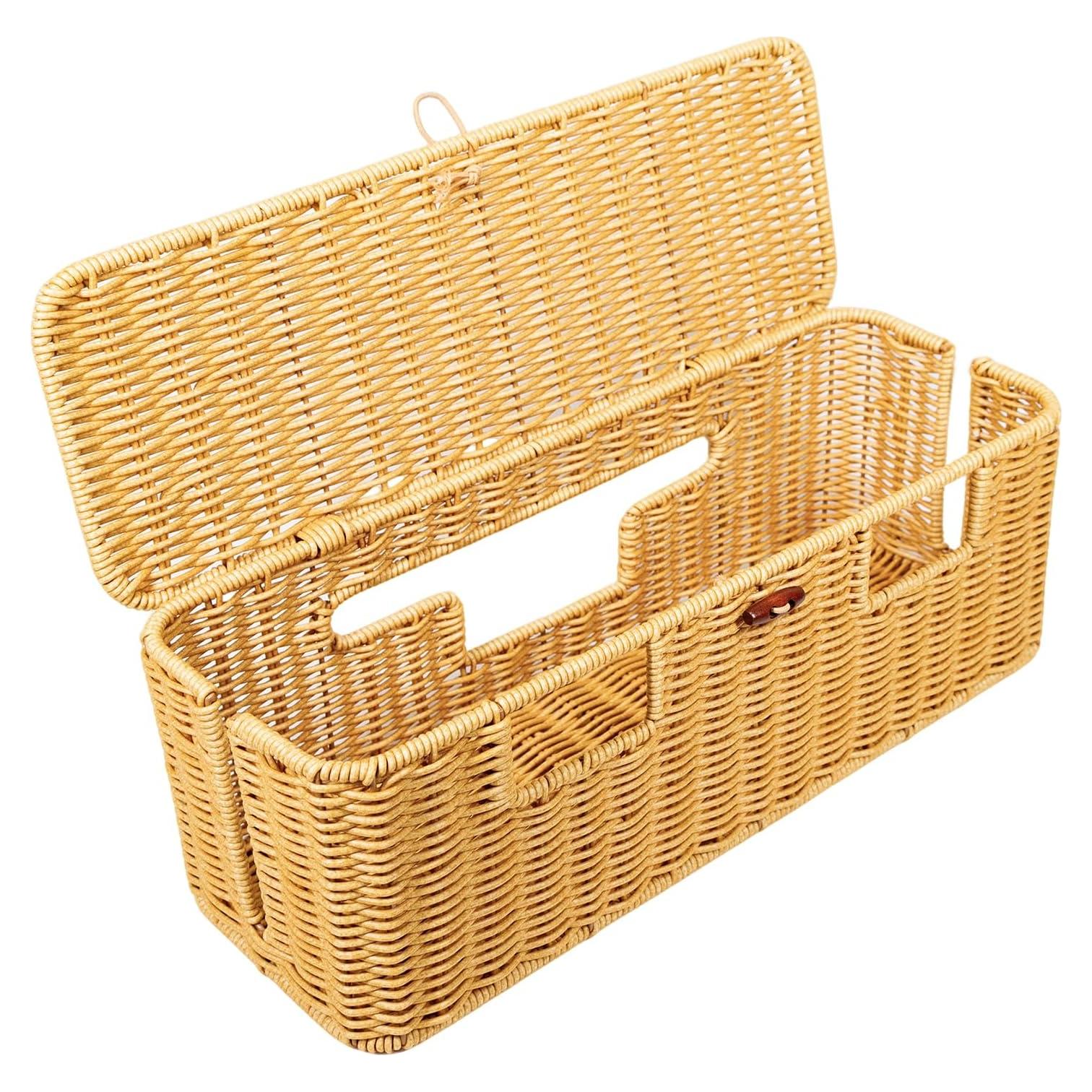 Caja de Gestión de Cables SeekElegant 40.96x13.97cm Natural