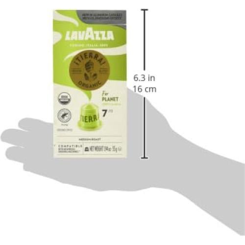 Cápsulas de Café Lavazza Tierra Orgánico 100% Arábica 10 Unidades