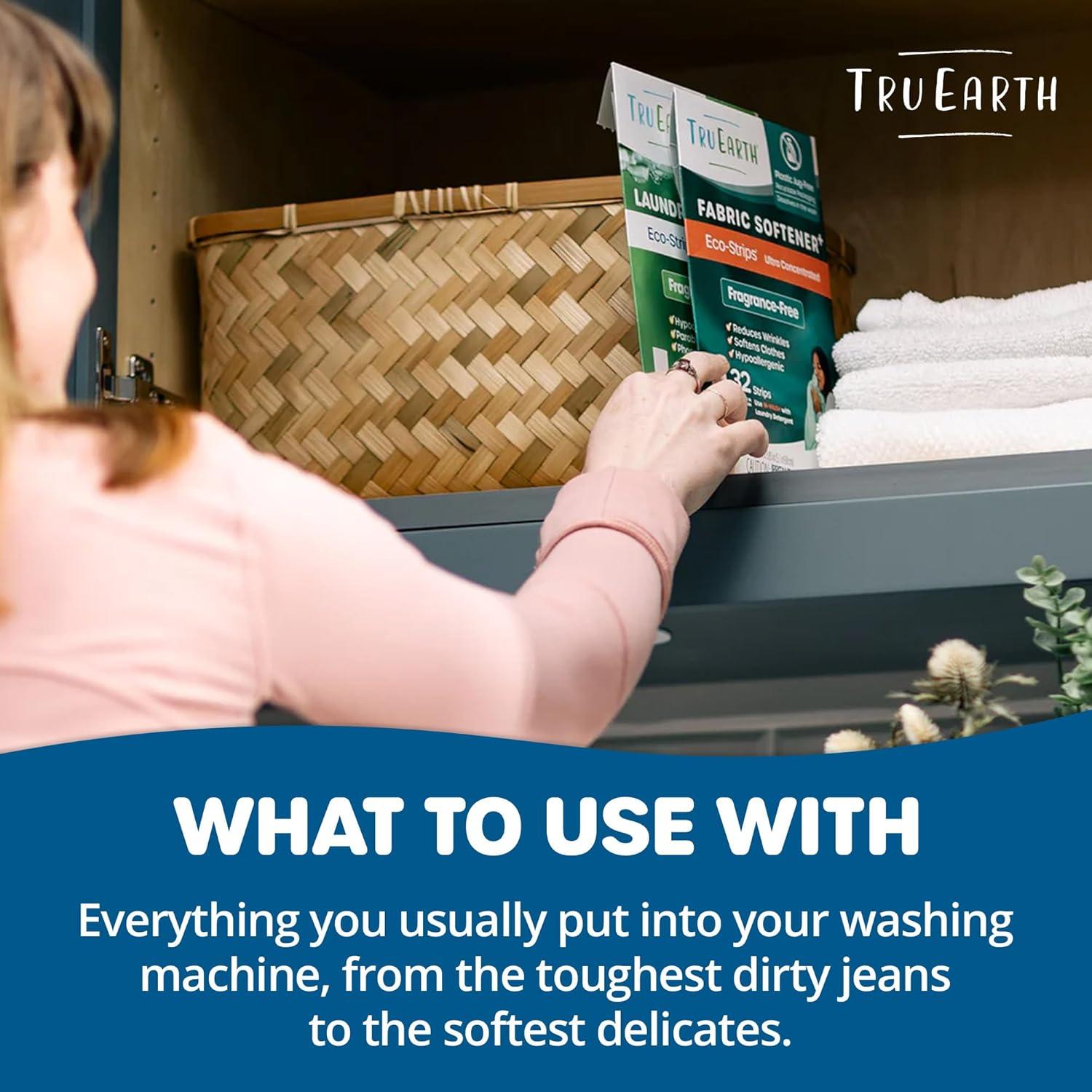 Suavizante de Tela Tru Earth 32 Unidades Aroma Ropa Fresca