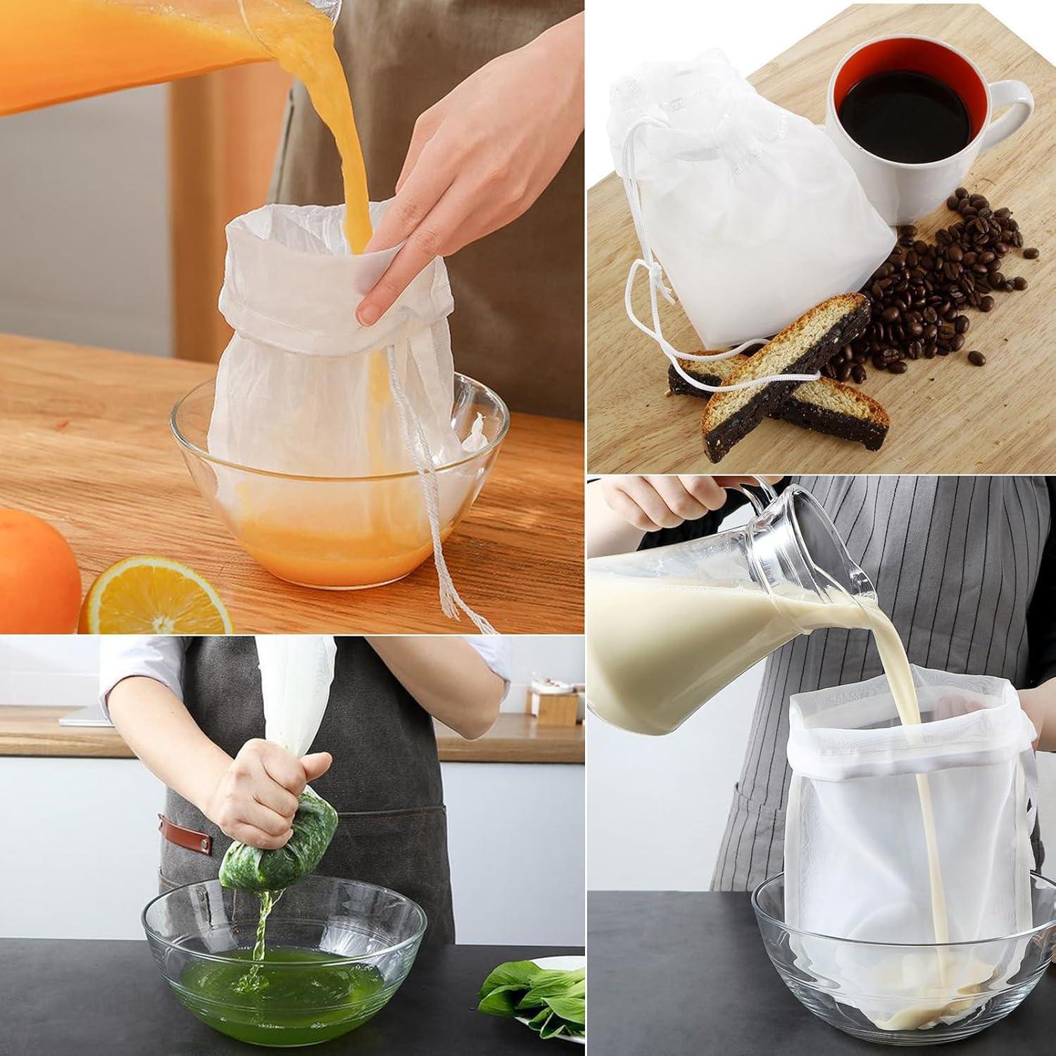 Paquete de 2 Bolsas Reutilizables de Nylon DAOGUAUNG 19.8x30 cm