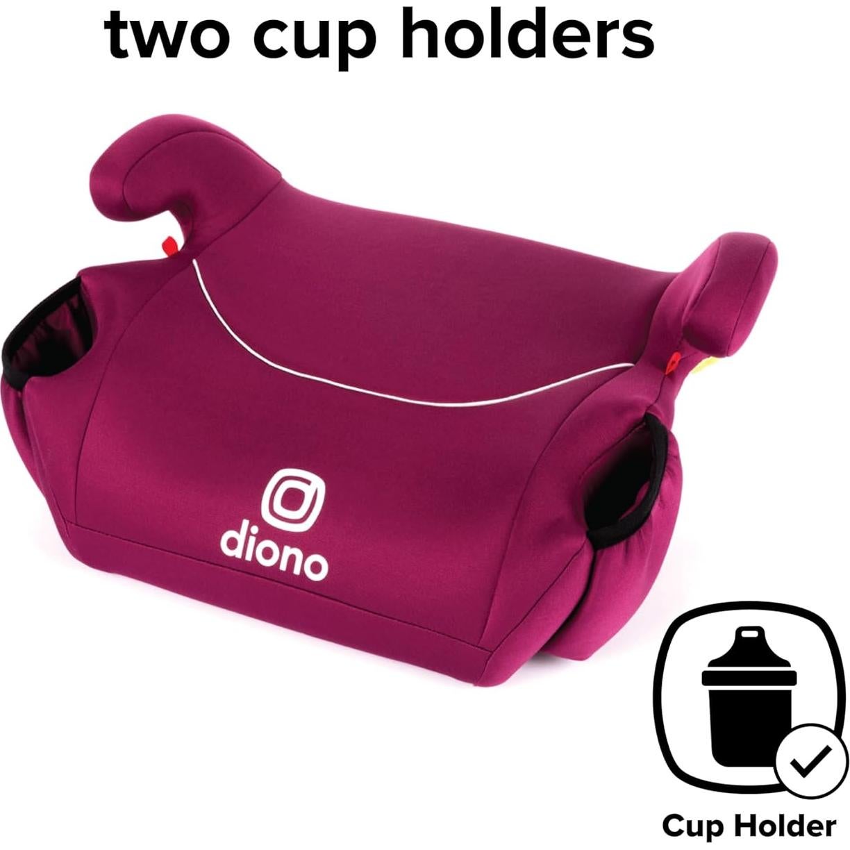 Asiento Elevador Diono Solana Rosa Sin Respaldo 40-120 lb