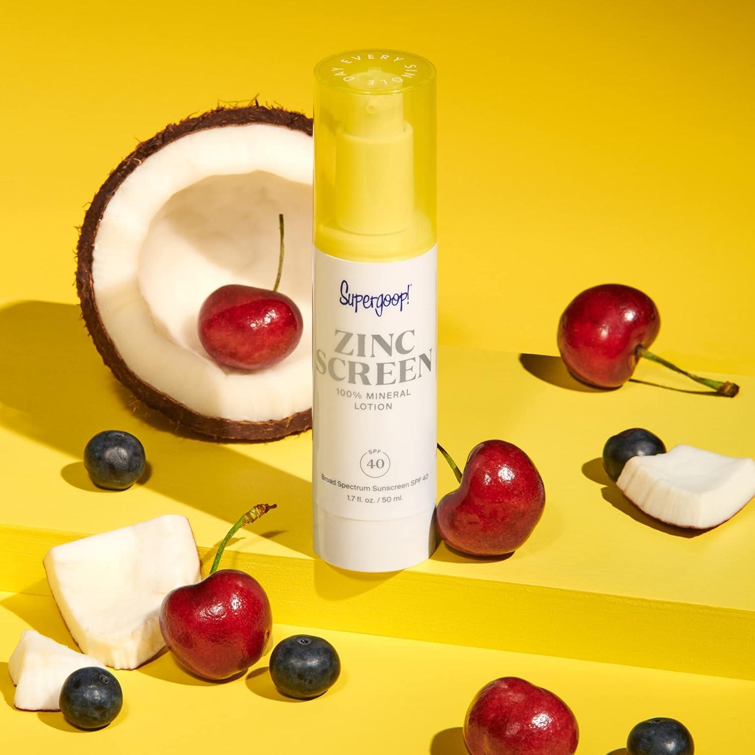 Protector Solar Facial Mineral Supergoop! Zincscreen 50ml SPF 40