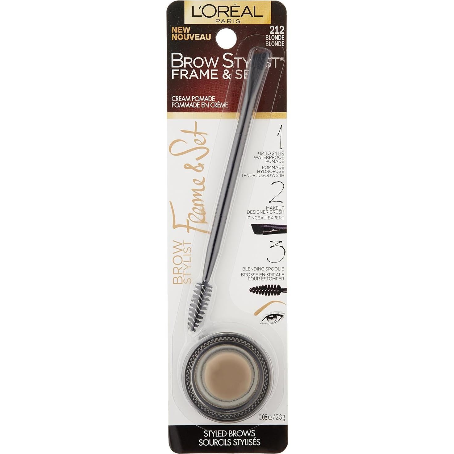 Pomada para Cejas L'Oreal Paris Rubio 2.27 g a Prueba de Agua