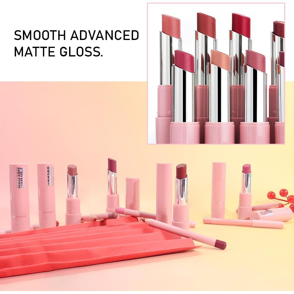 Kit de Lápiz Labial y Lápiz de Labios Mate CAKAILA 2 en 1