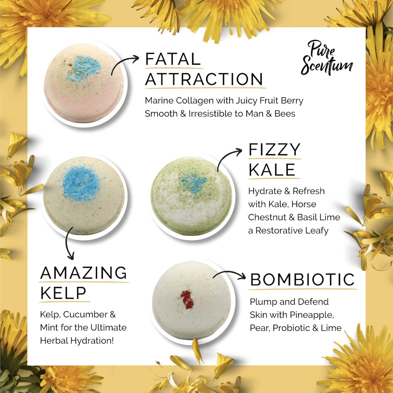 Set de Bombas de Baño Bombceutical - Hidratantes y Naturales