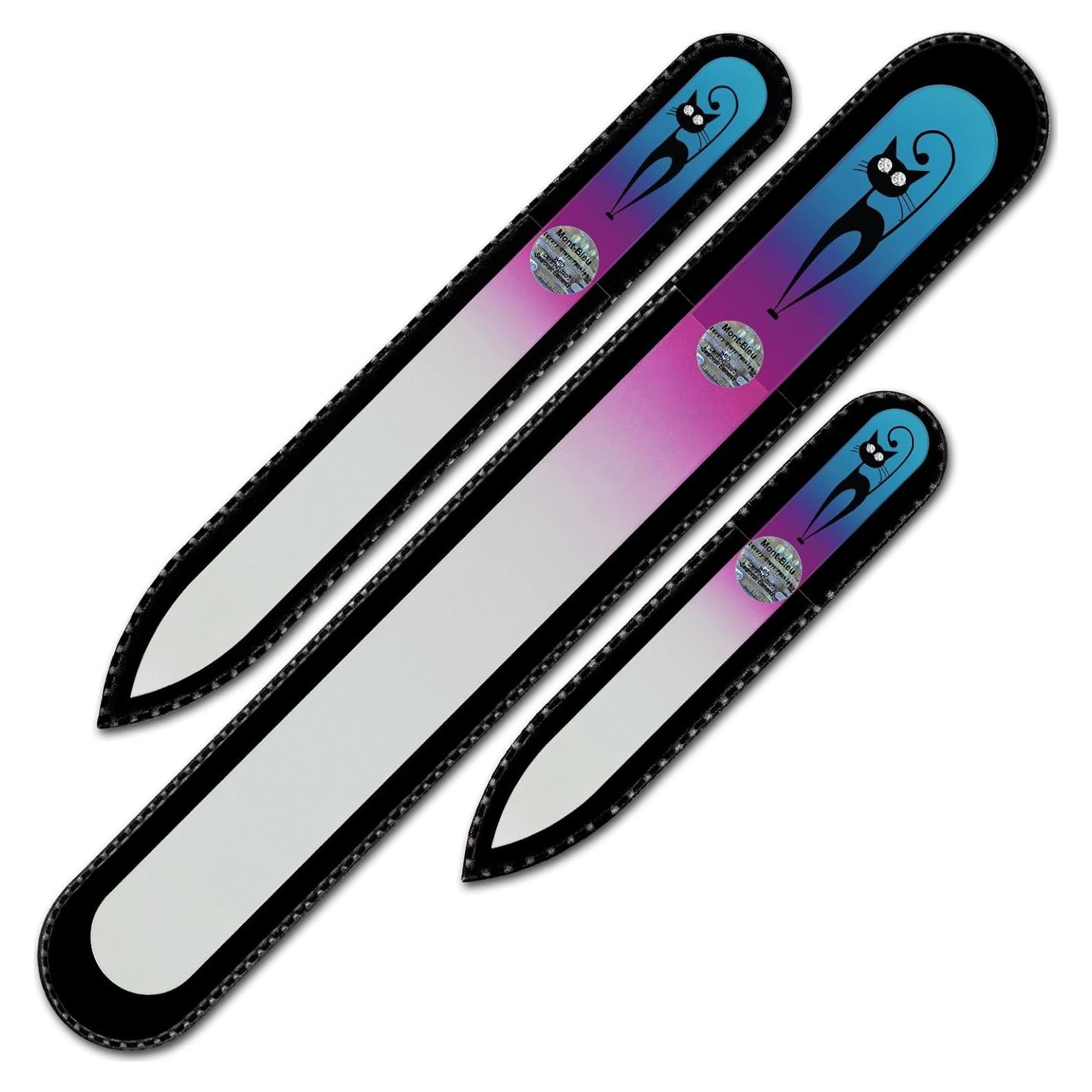 Set de 3 Limpiadores de Uñas de Cristal Mont Bleu - Hecho a Mano