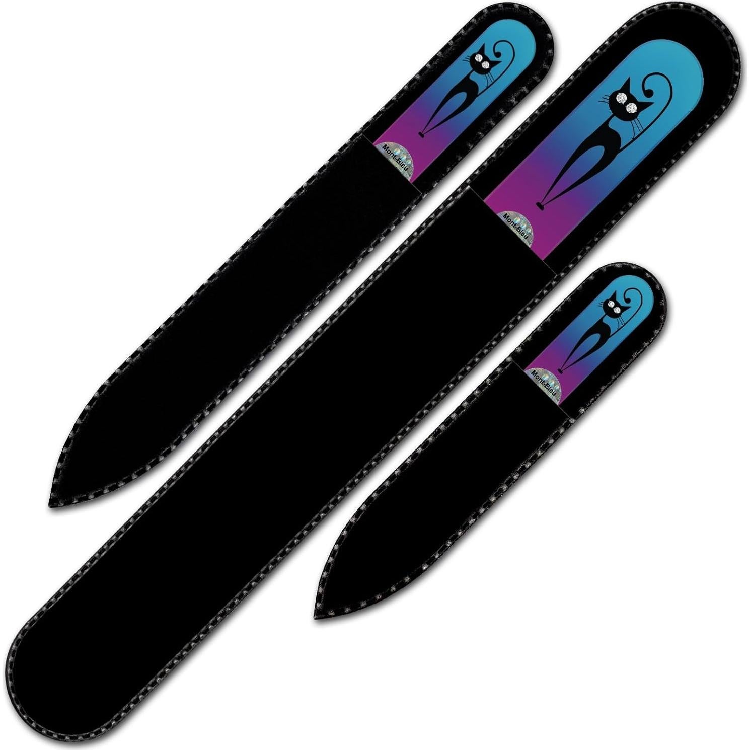 Set de 3 Limpiadores de Uñas de Cristal Mont Bleu - Hecho a Mano