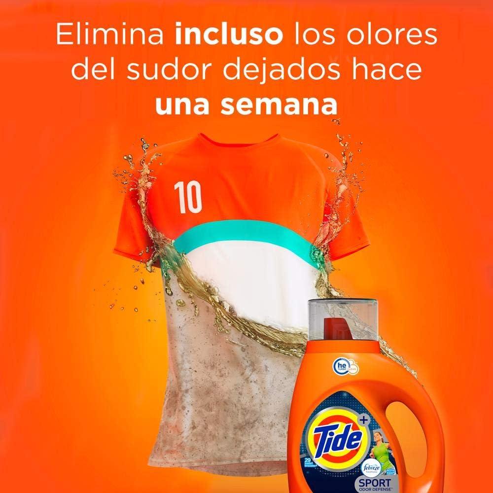 Detergente Líquido Tide Plus Febreze Sport 4.08 L - 89 Lavados