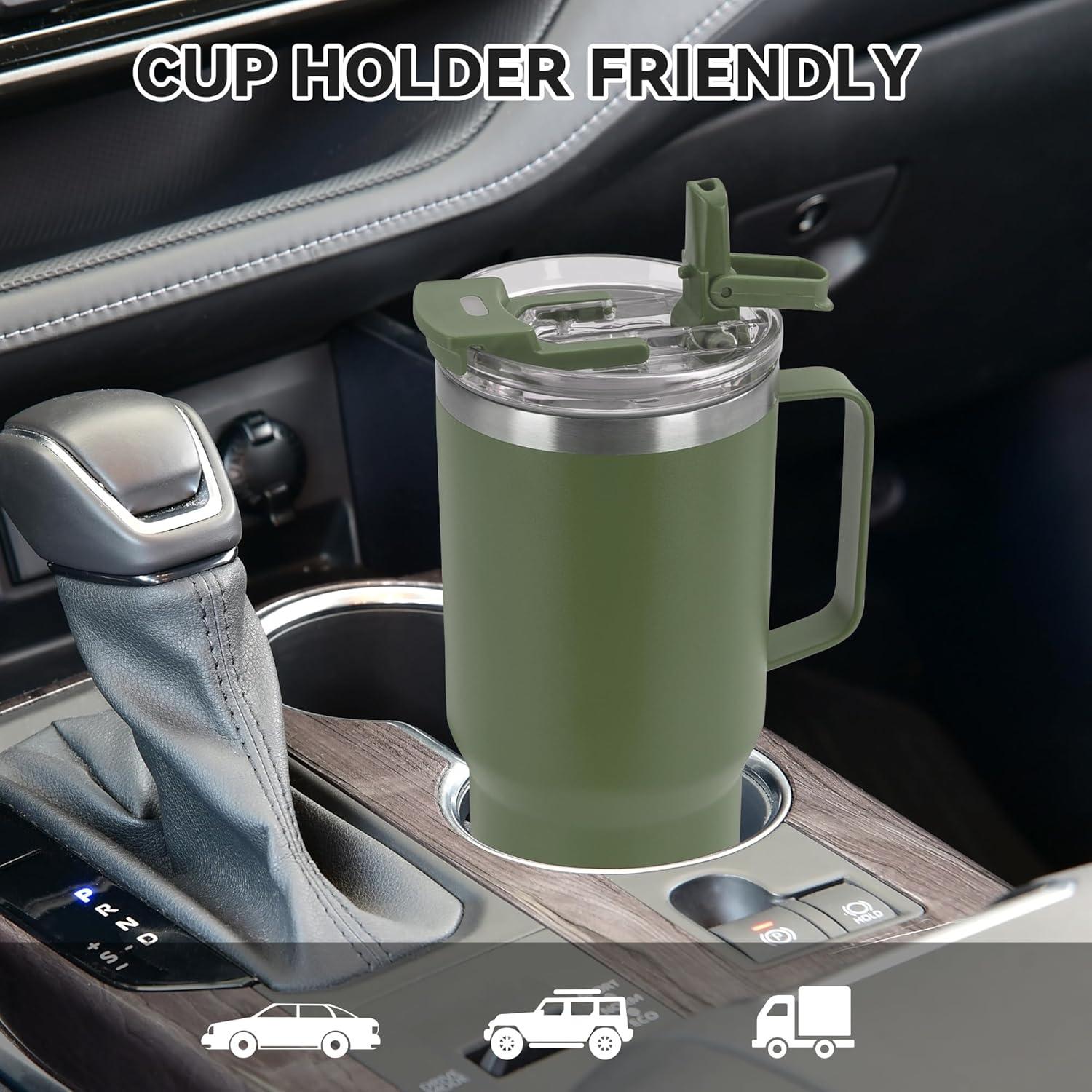 Vaso Aislado de 30oz HASLE OUTFITTERS Verde Militar Doble Pared