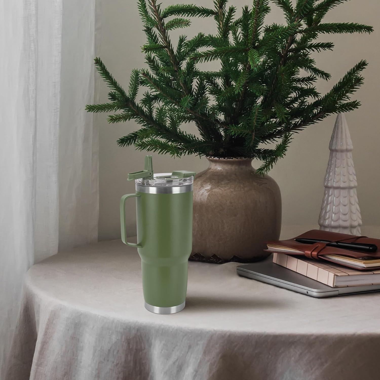 Vaso Aislado de 30oz HASLE OUTFITTERS Verde Militar Doble Pared