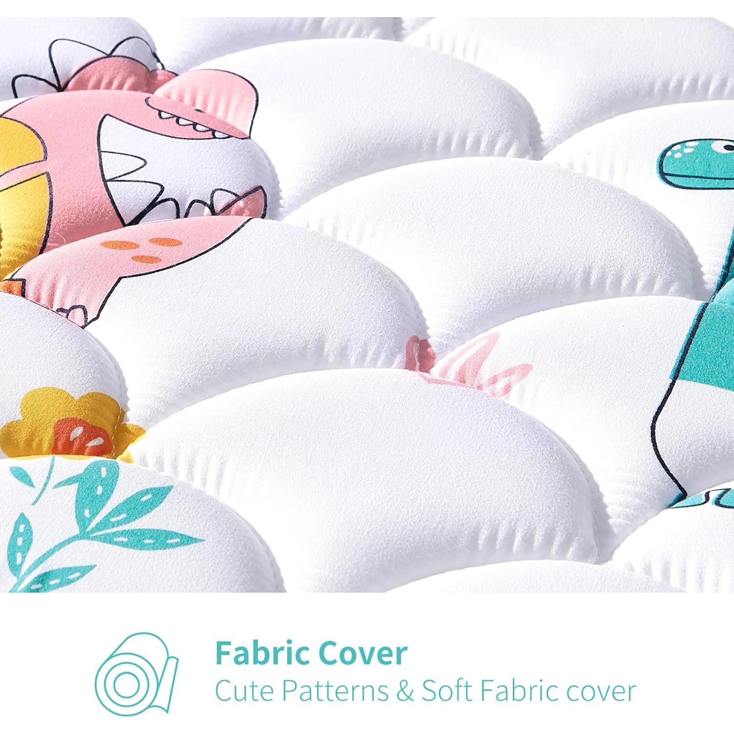 Colchón de Cuna Hipoalergénico TQ-04 132x70x12.7 cm Doble Cara