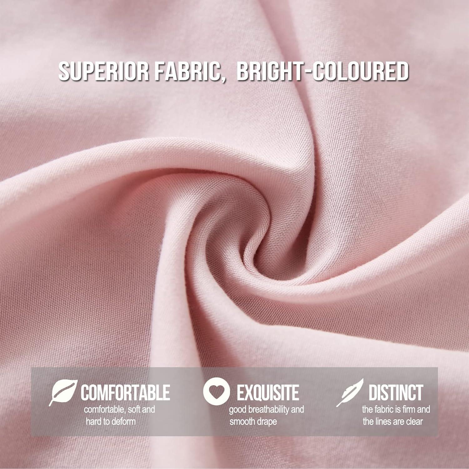 Dosel Grande Kertnic para Cama Doble y Queen - Beige Rosa