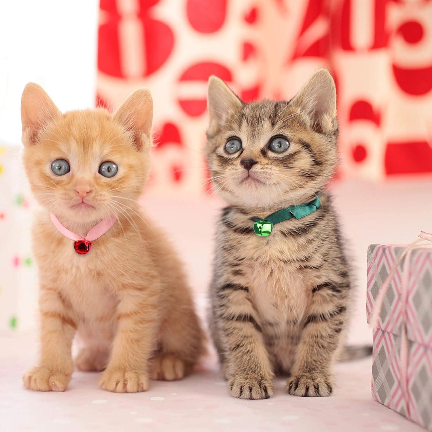 Campanas de Jingle Augshy 120 Piezas 10mm Decoración Navidad