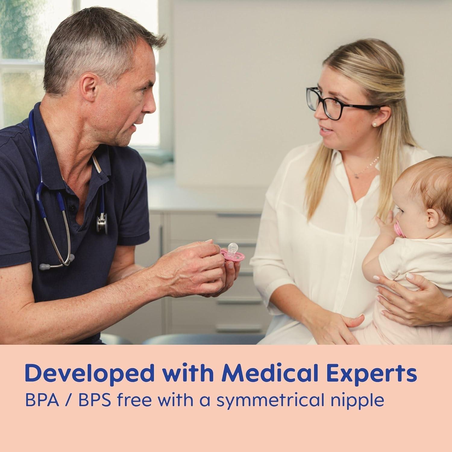 Chupetes MAM Supreme Night 2 Unidades 16+ Meses Brillan en Oscuridad