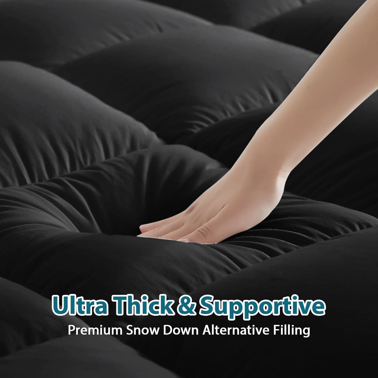 Topper de Colchón CYMULA Twin XL - Almohadilla Suave y Fresca