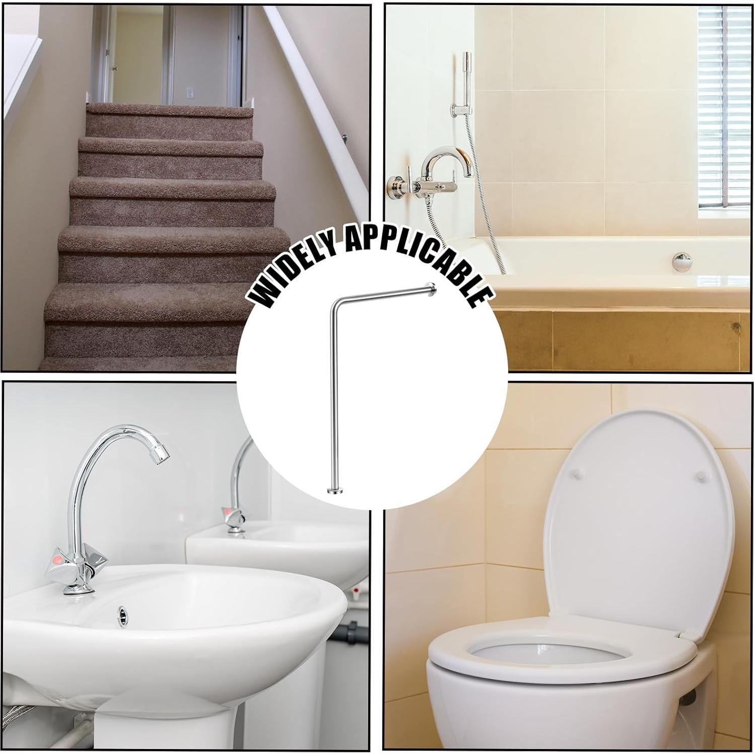 Barra de Agarre de Seguridad Zonon 83.82 x 60.96 cm Acero Inoxidable