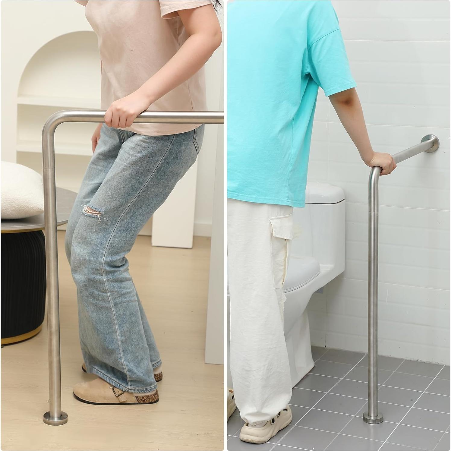 Barra de Agarre de Seguridad Zonon 83.82 x 60.96 cm Acero Inoxidable