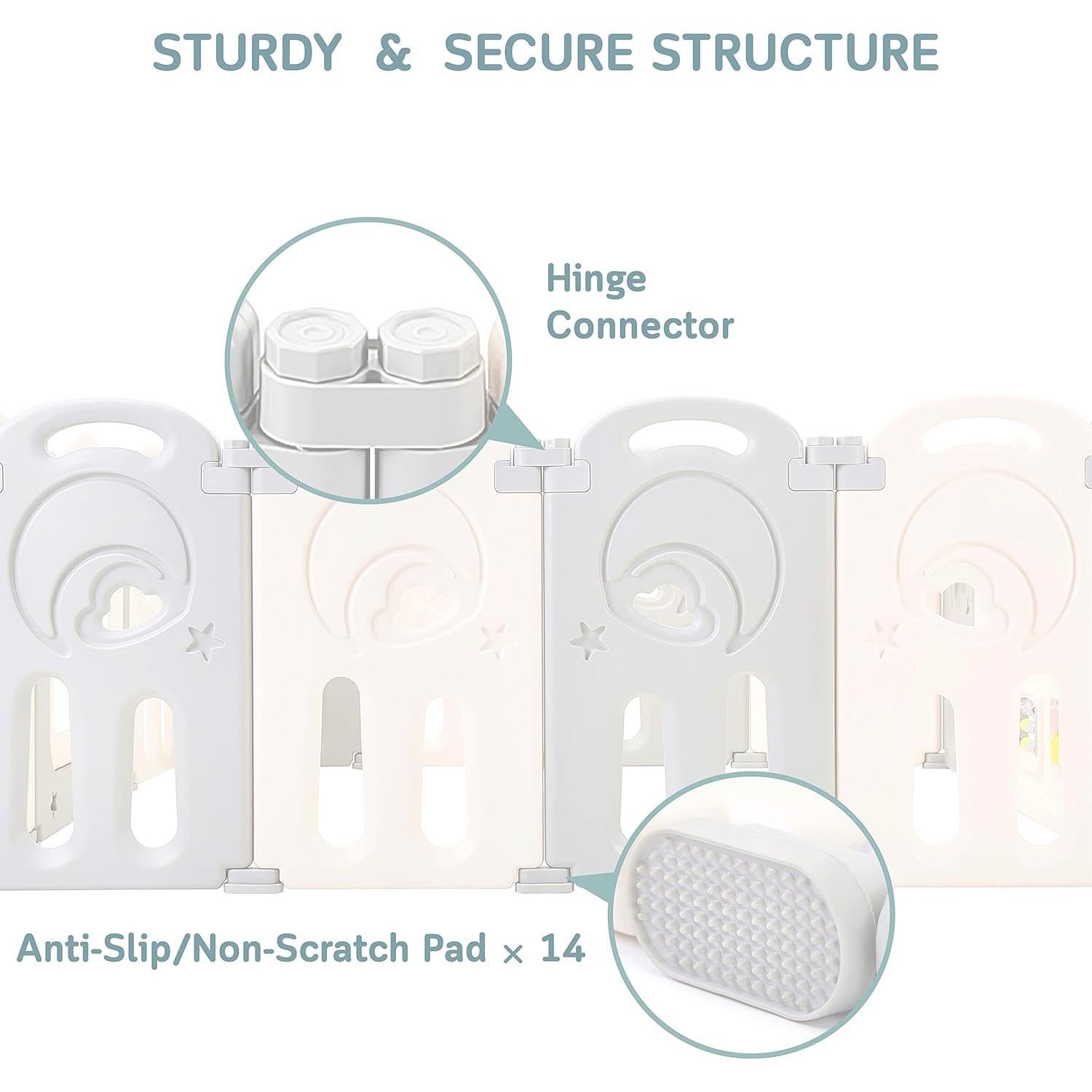 Castillo Nube Plegable Fortella para Bebés con Pizarra - Gris