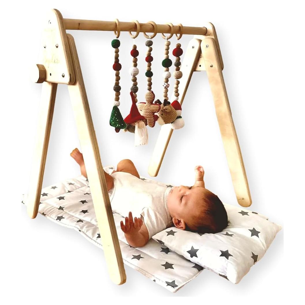 Gimnasio de Bebé de Madera Kidodido Plegable 42x56cm