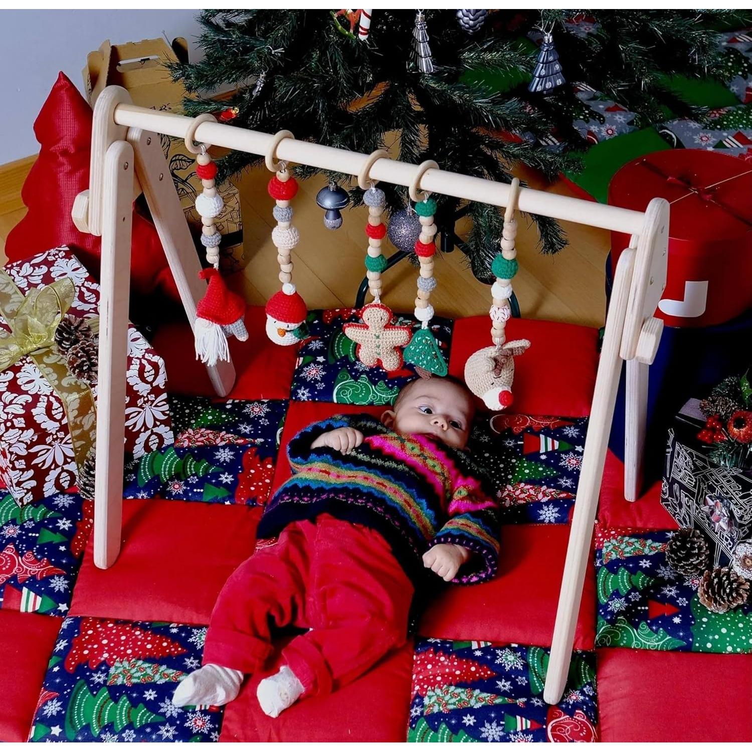 Gimnasio de Bebé de Madera Kidodido Plegable 42x56cm