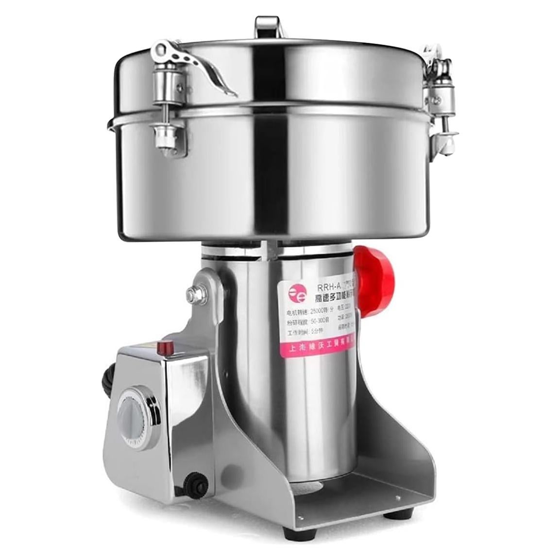 Molino de Granos Eléctrico RRH 3000g Acero Inoxidable 5000W