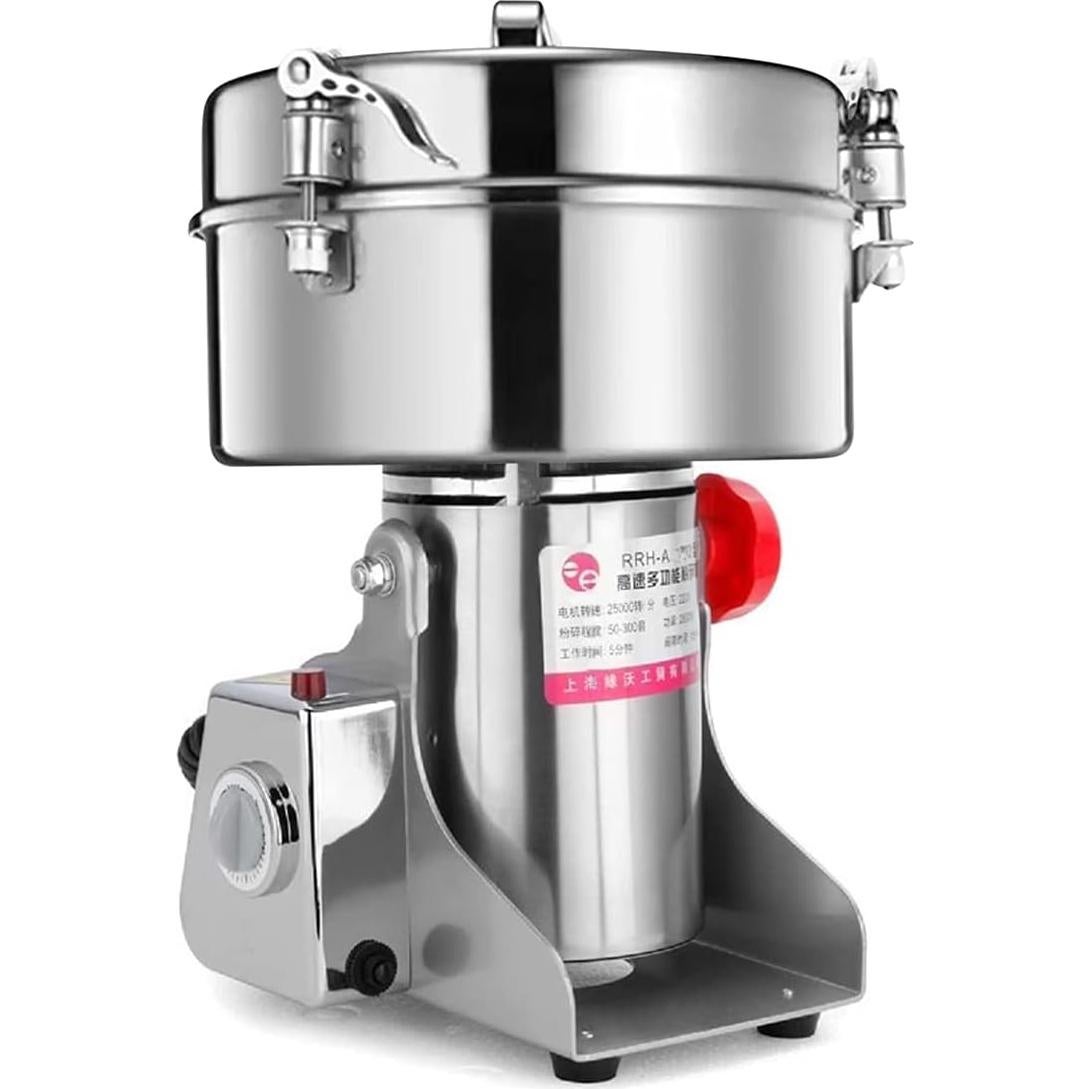 Molino de Granos Eléctrico RRH 3000g Acero Inoxidable 5000W