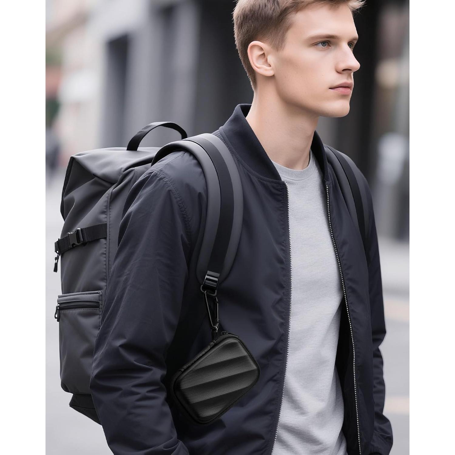 Funda Dura para SSD Samsung T9/T7 Shield - Impermeable - Negro