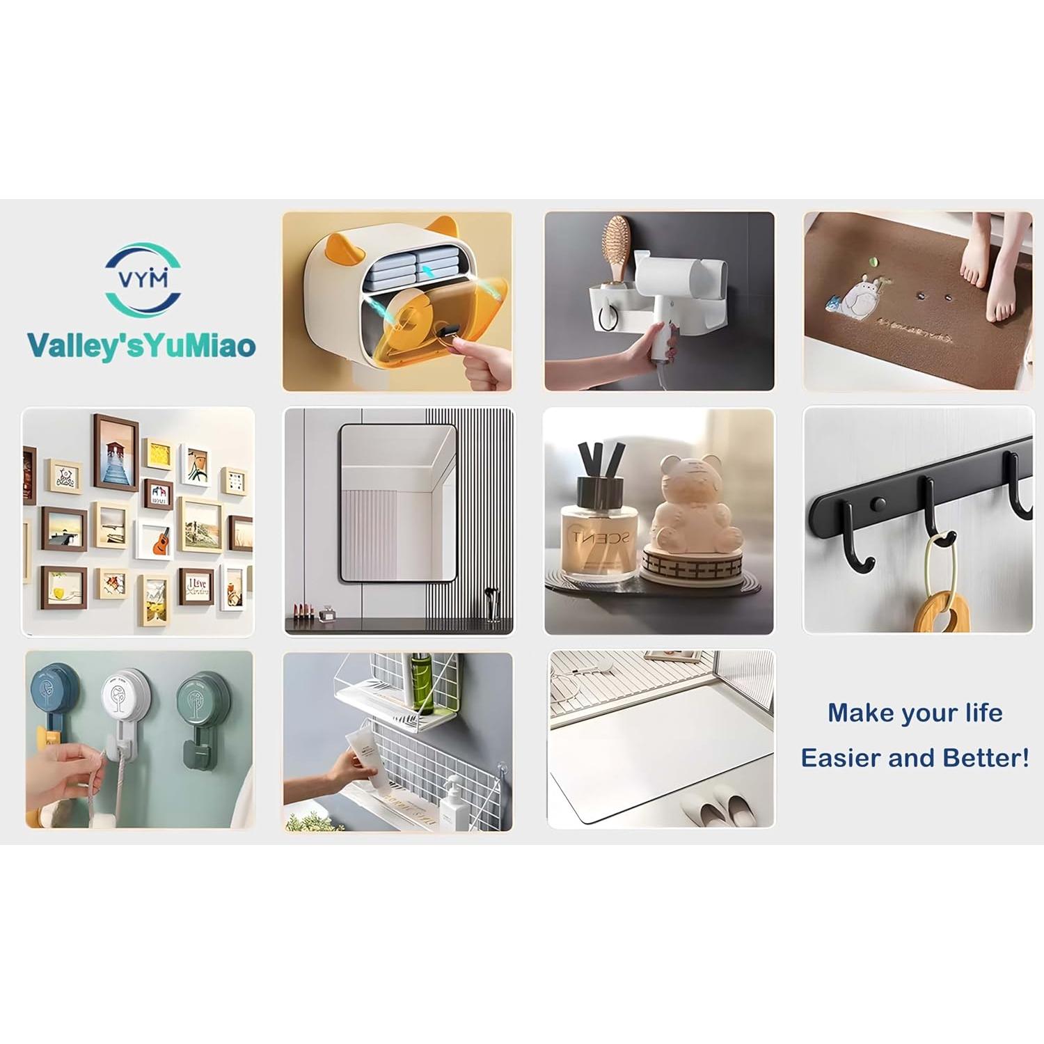 Cinta Doble Cara Nano Valley'sYuMiao 2 Rollos 20ft Transparente