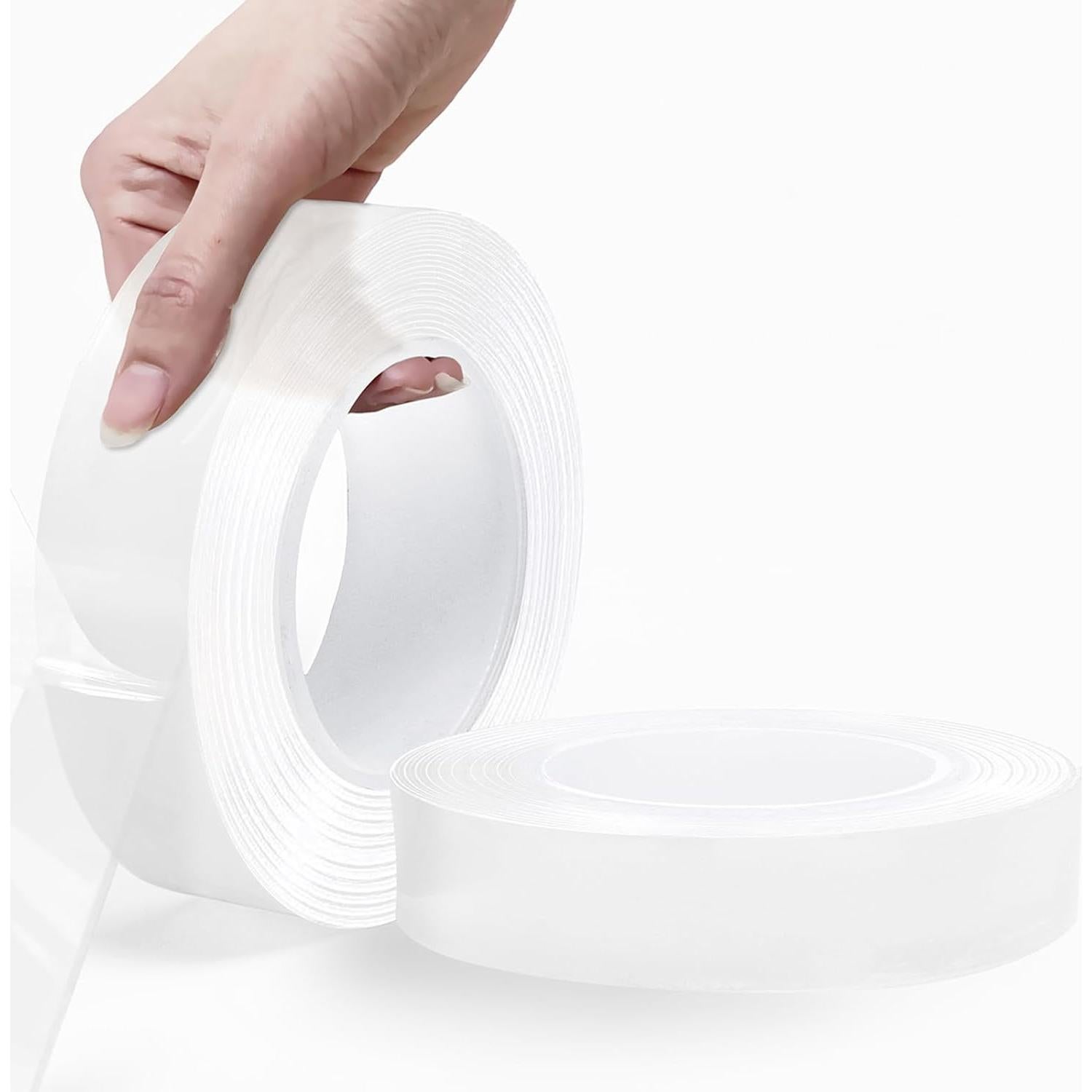 Cinta Doble Cara Nano Valley'sYuMiao 2 Rollos 20ft Transparente