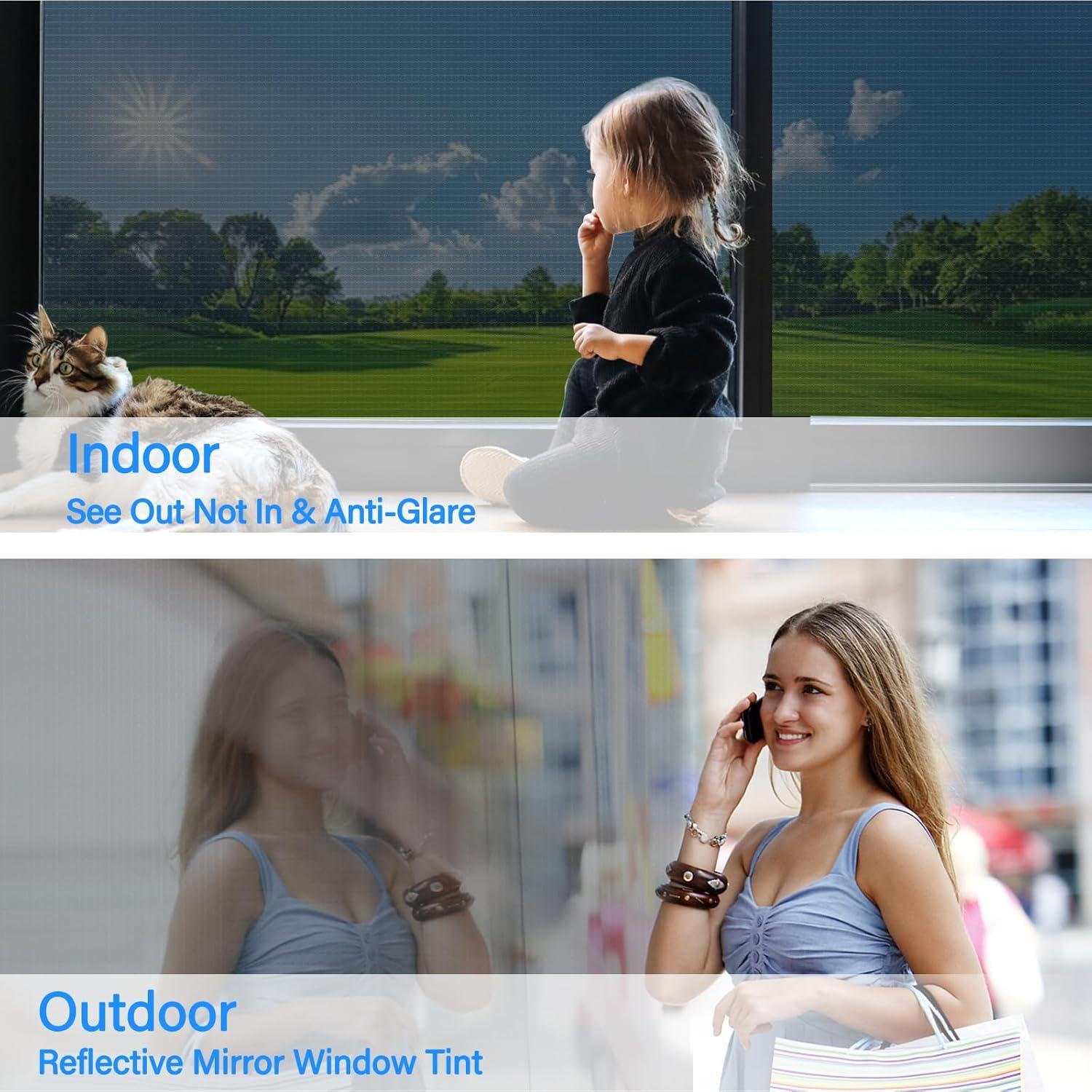 Película de Ventana Unidireccional Beautysaid 44.5x200cm Anti UV