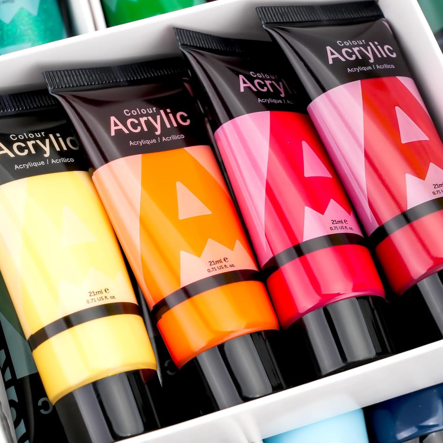 Set de Pintura Acrílica AUREUO 8 Colores Otoño 168.5ml