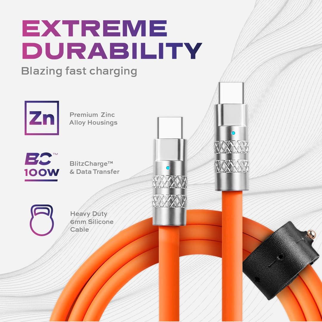 Cable Statik TSumoCharge USB C a USB C 2M 100W Carga Rápida