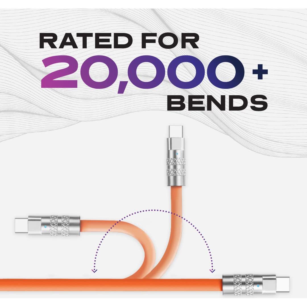 Cable Statik TSumoCharge USB C a USB C 2M 100W Carga Rápida