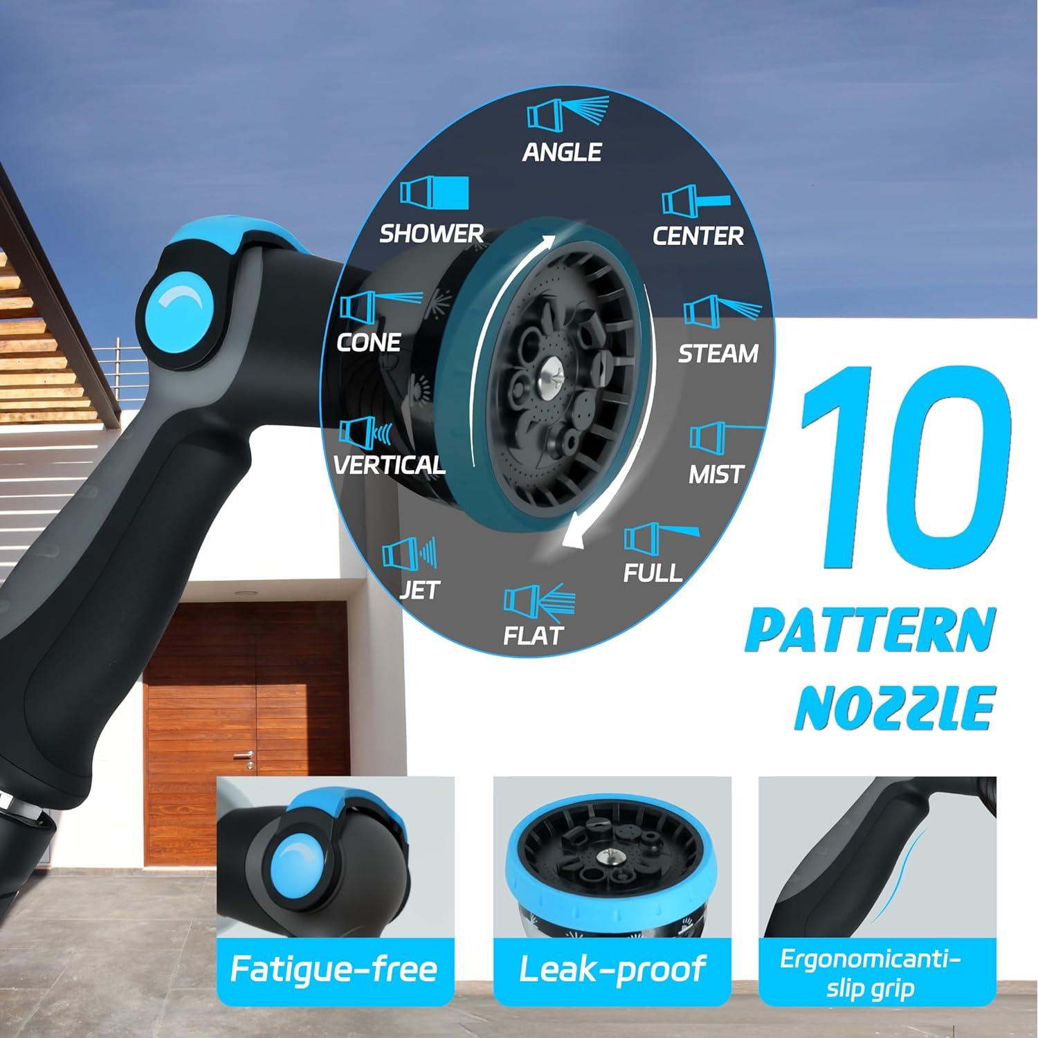 Carrete de Manguera Retráctil Relhost 1/2" x 19.81 m Gris