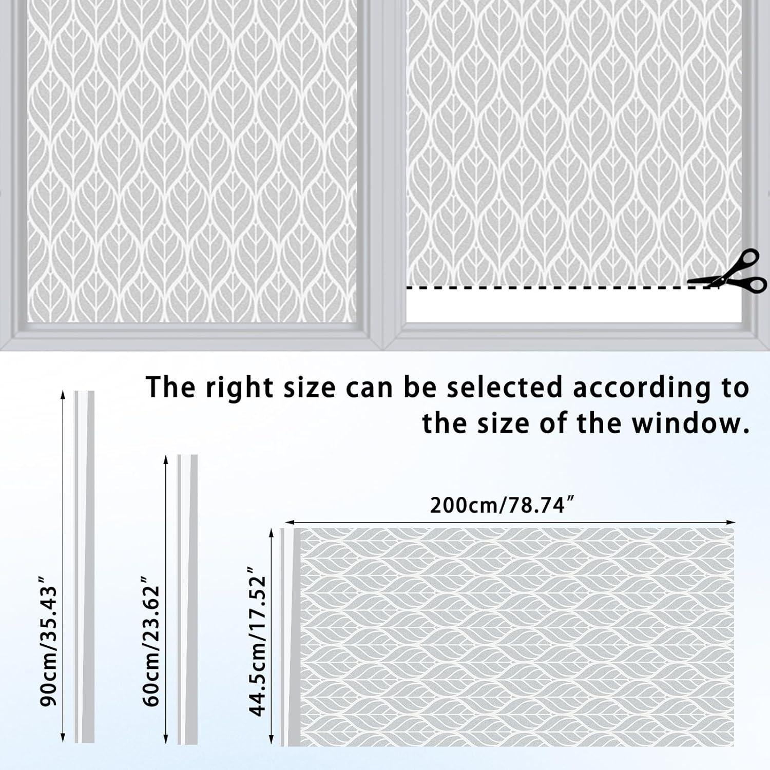 Película de Privacidad Frosted ConCus-T 44.5x200 cm Vinilo