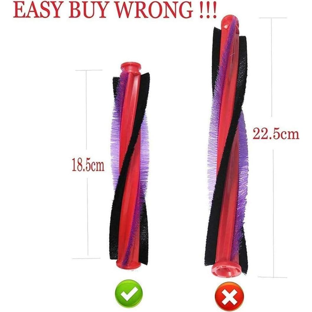 Barra de cepillo de reemplazo WuYan 185mm para Dyson V6 DC59 DC62