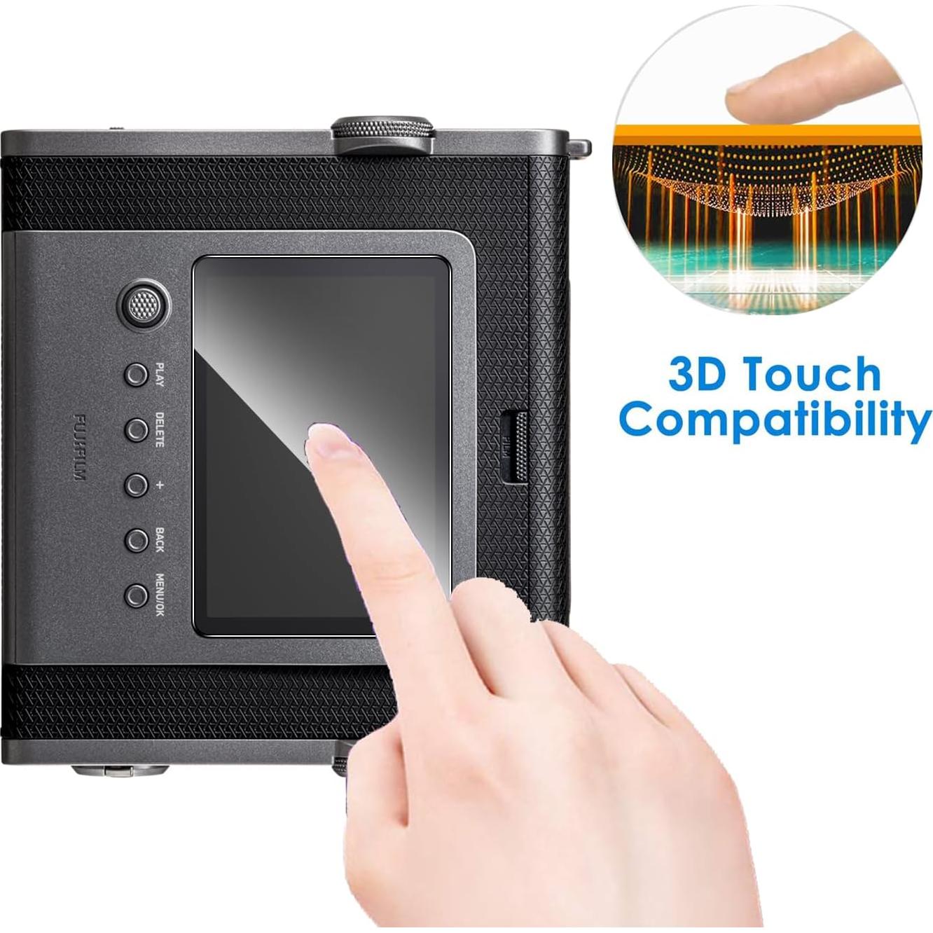 Protector de Pantalla Vidrio Templado Natbok para Fujifilm Instax Wide EVO - 2 Unidades