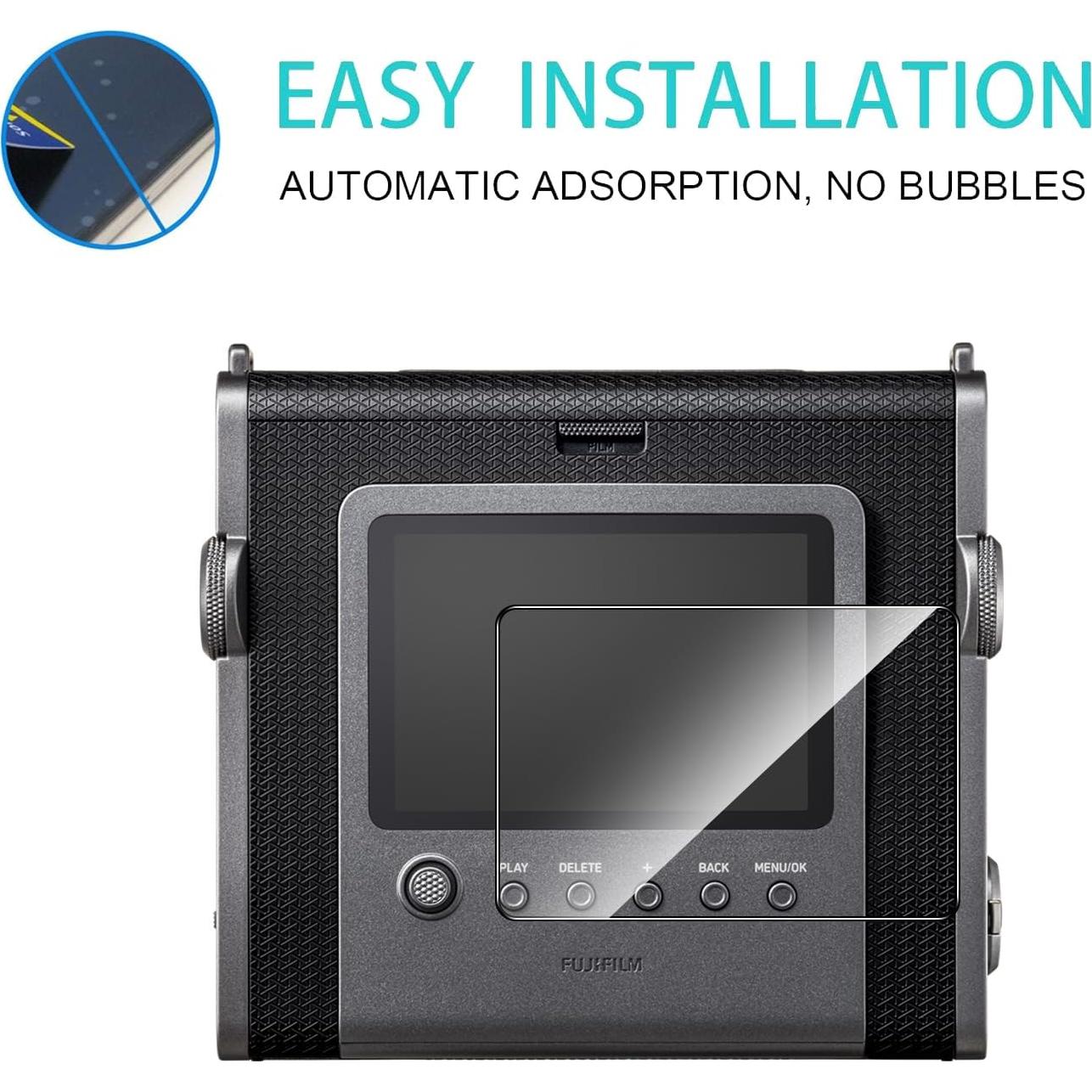 Protector de Pantalla Vidrio Templado Natbok para Fujifilm Instax Wide EVO - 2 Unidades