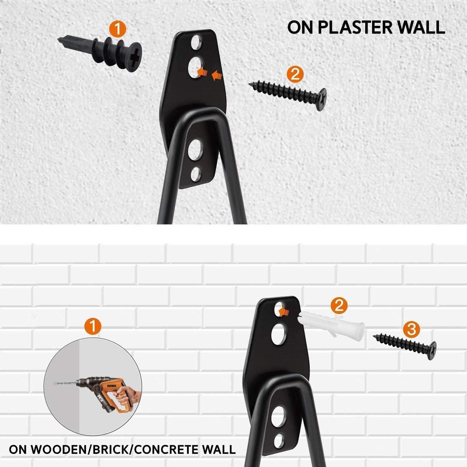 Ganchos Utilitarios SMARTOLOGY para Pared, 2 Pequeños 7.6 cm