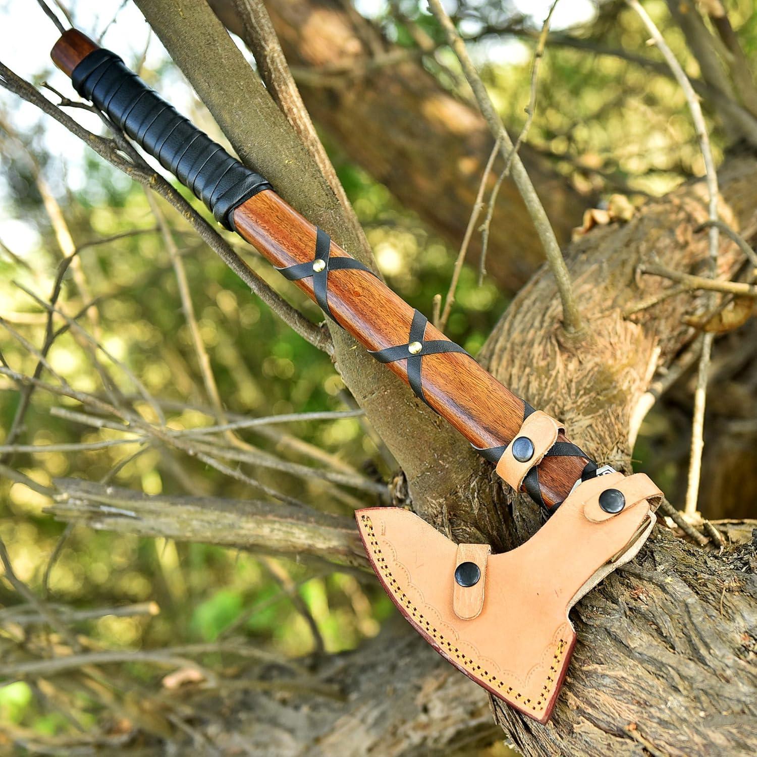 Hacha Vikinga POLO CRAFT PCT-0098 de Acero Carbono 53.34 cm