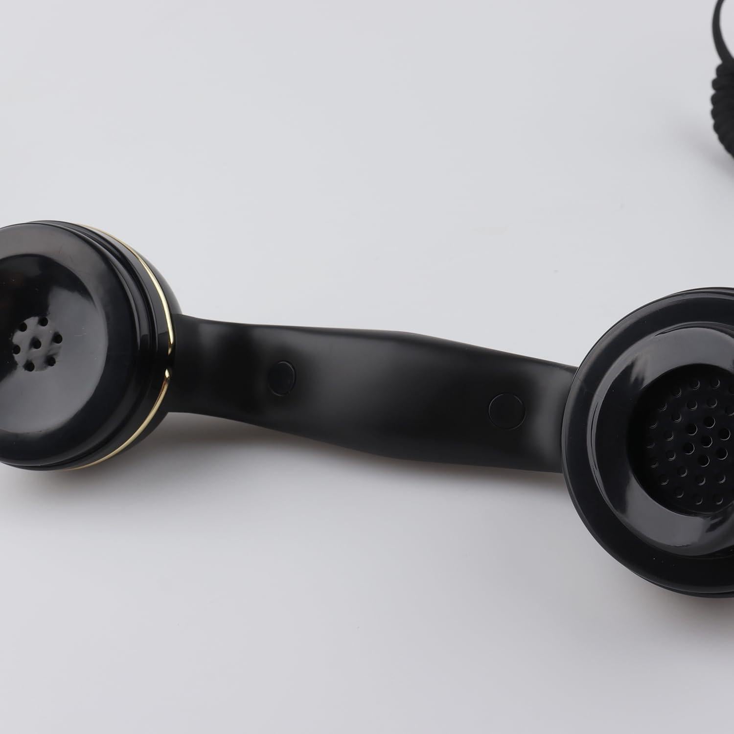 Teléfono de Disco Vintage SIXDEFLY Negro 1960 con Cable