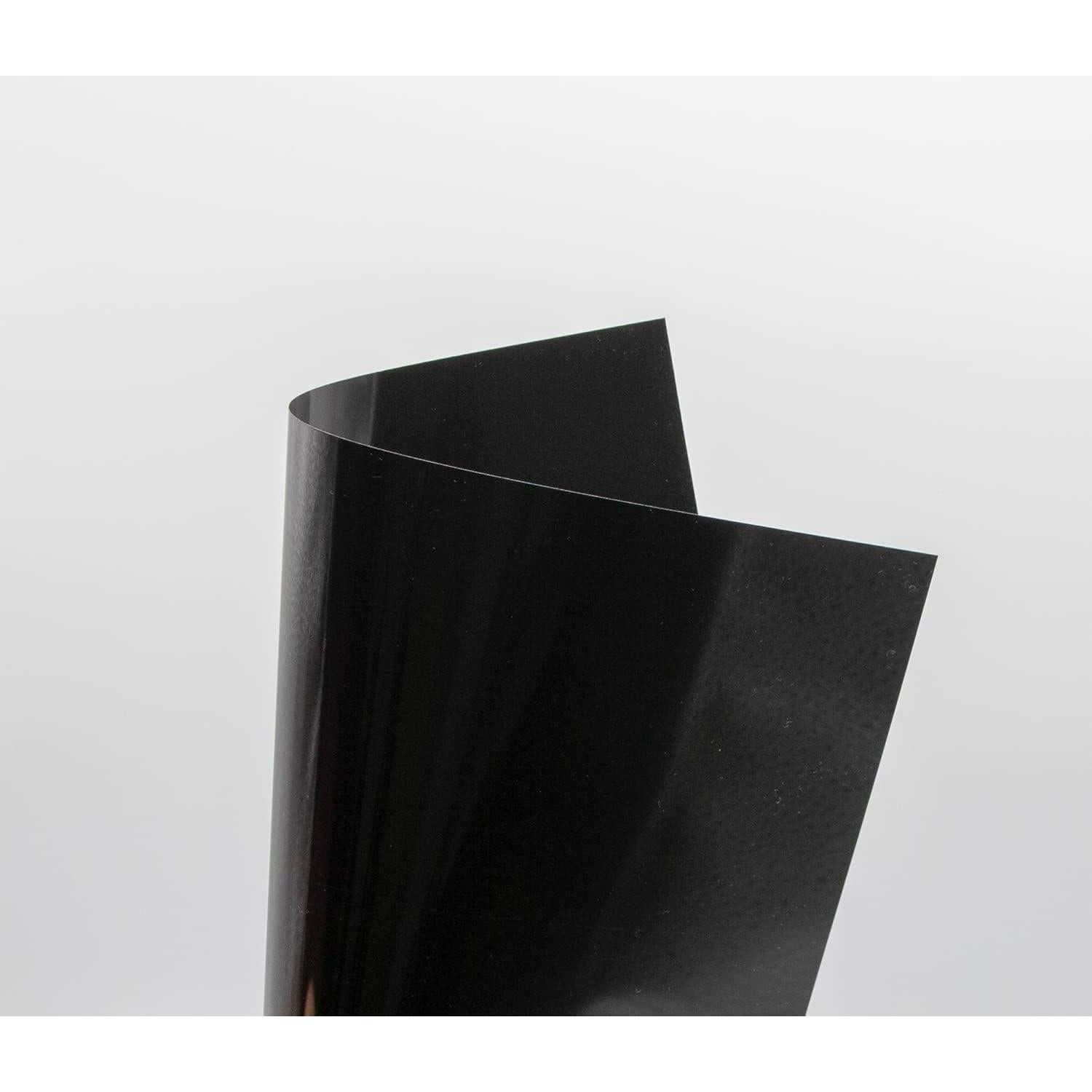 Hojas de Plástico Negro Opaco NEGLEX 12x12" 10 Piezas PET