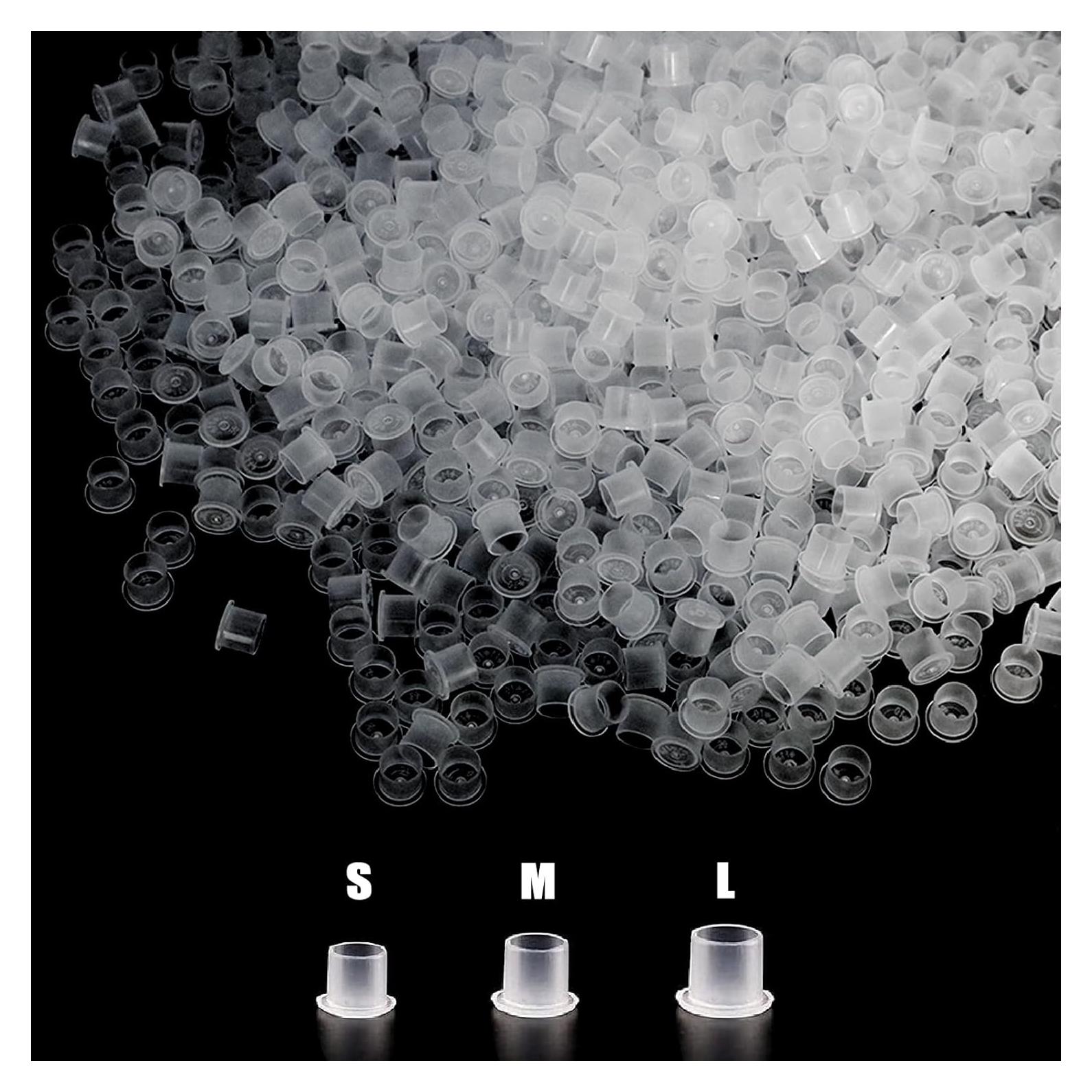 Tazas de Tinta para Tatuajes SOTICA 1000pcs 11mm Plástico