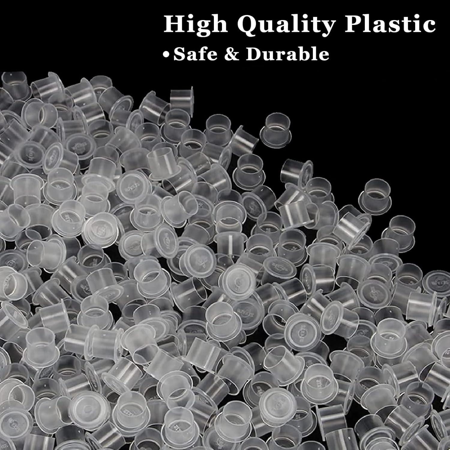 Tazas de Tinta para Tatuajes SOTICA 1000pcs 11mm Plástico