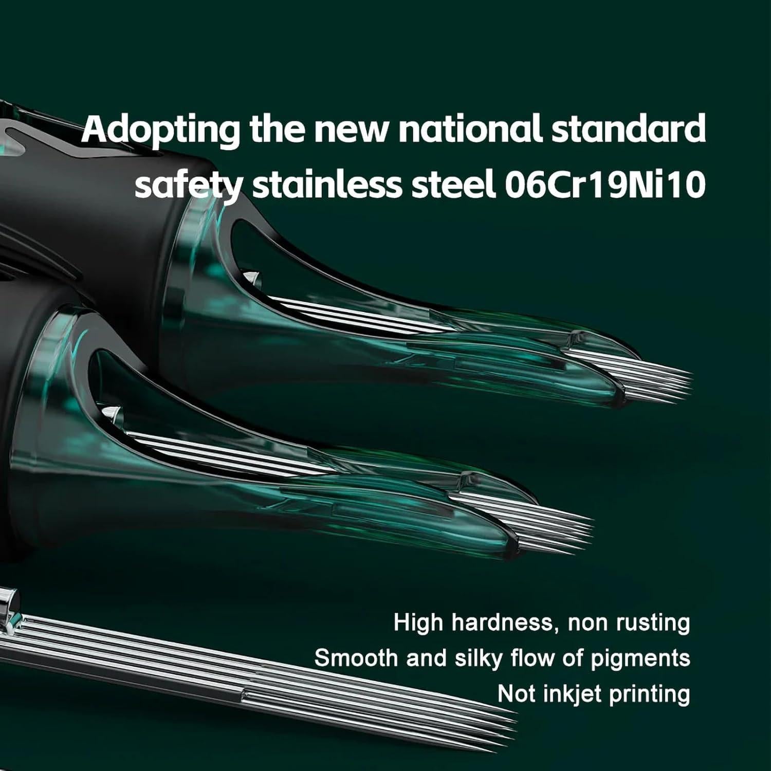 Agujas de Tatuaje GBK 20Pcs Cartucho Mixto con Membrana